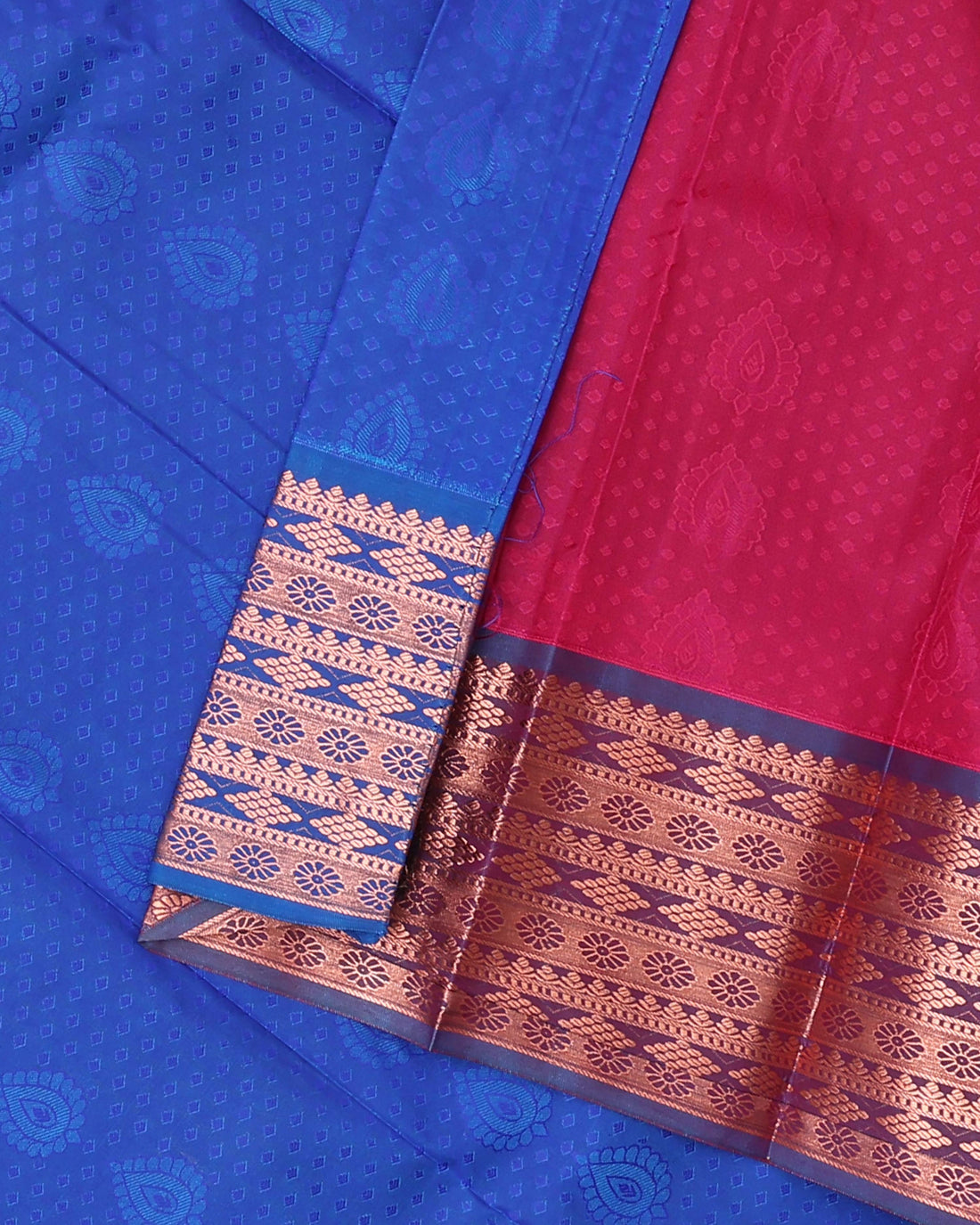 Premium Silk Saree - Magenta