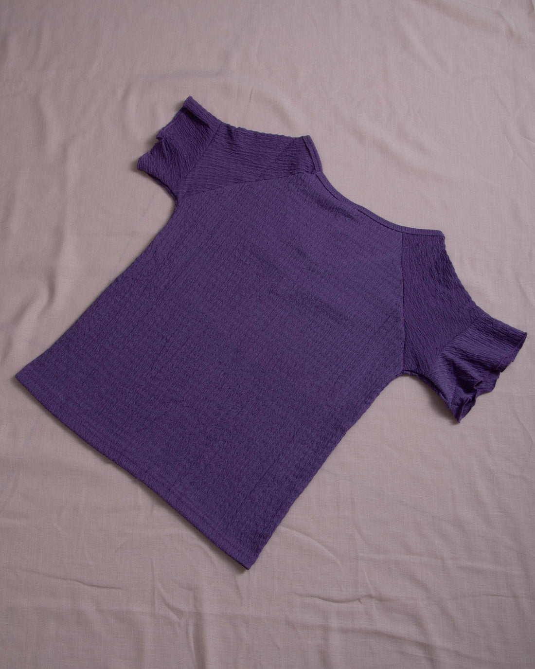 Women Purple Colour T-Shirt