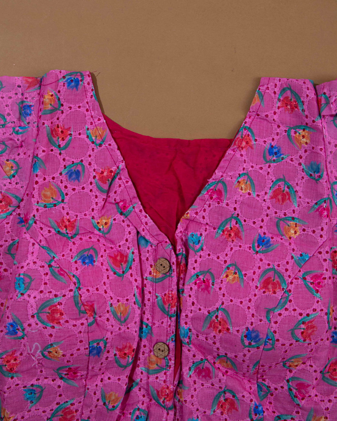 Rose Pink Colour Readymade Blouse