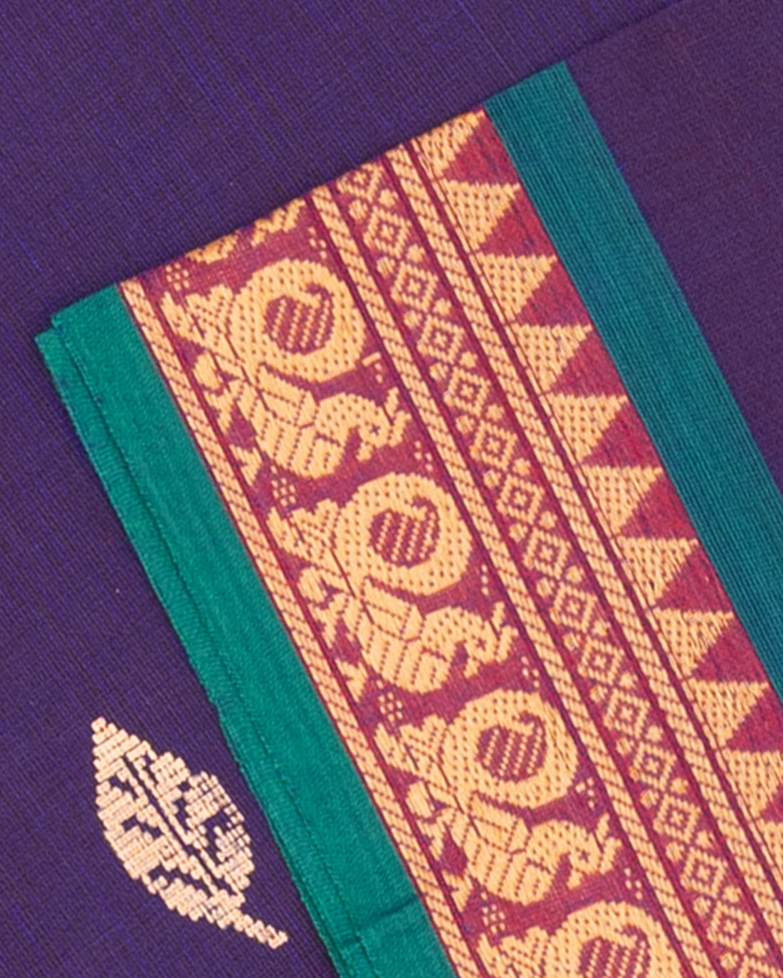 Purple Color Venkatagiri Cotton Saree