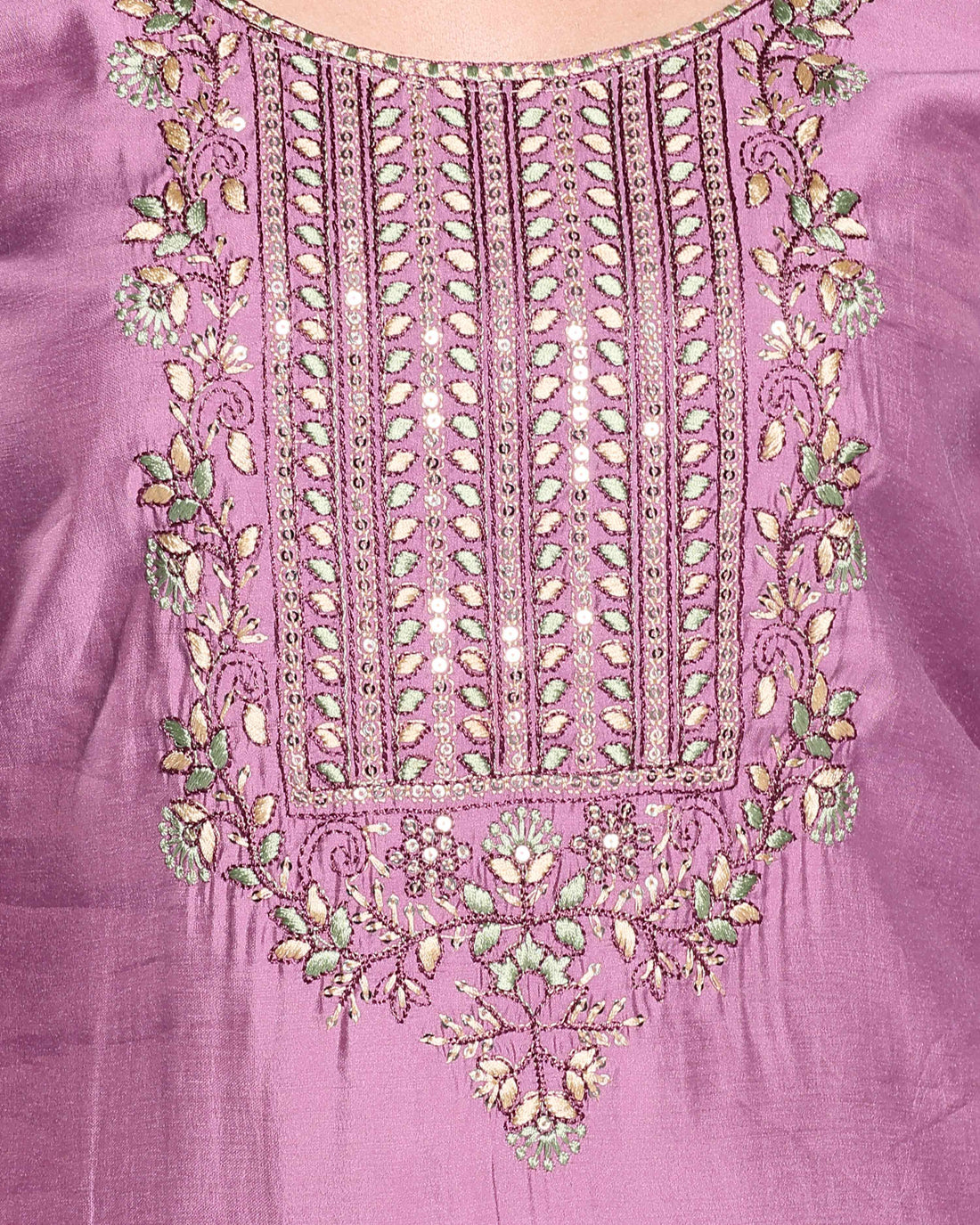 Purple Colour Top & Palazzo Set