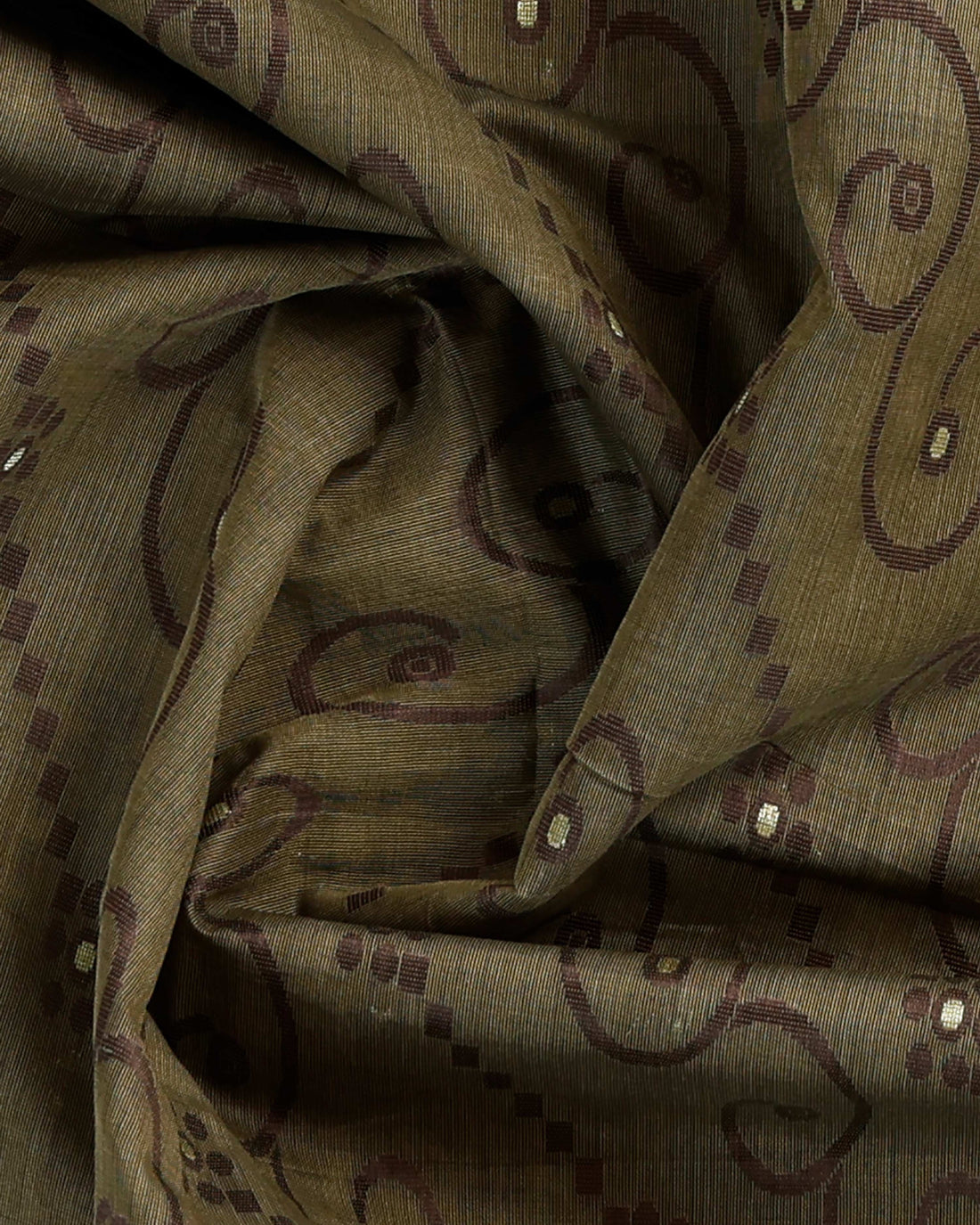 Brown Color Bengal Cotton Saree