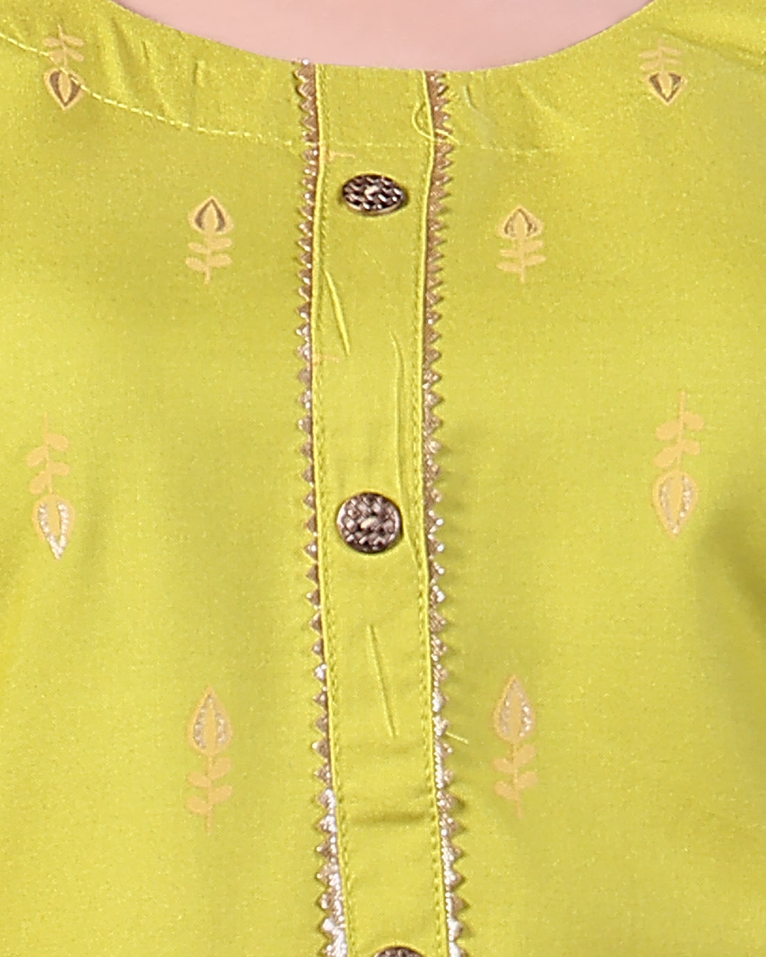 Green Colour Top & Palazzo Set