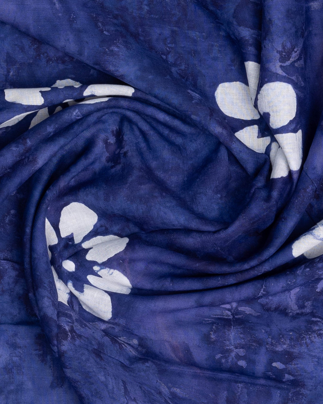 Blue Colour Mul Mul Cotton Saree