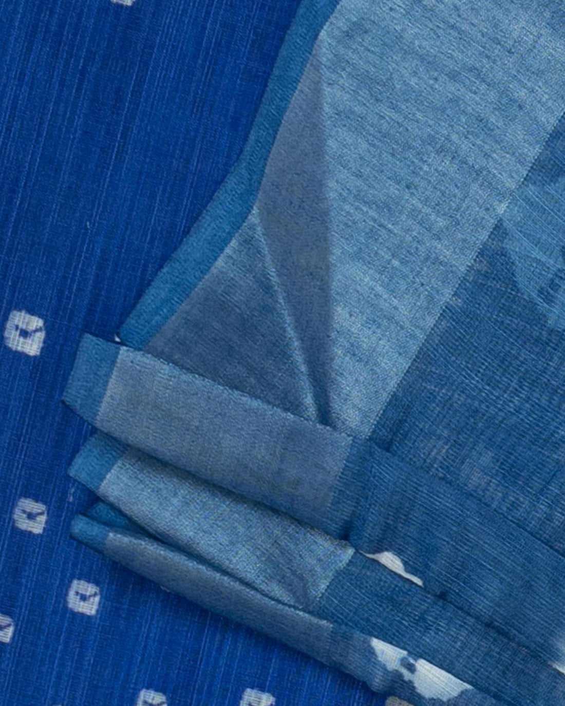 Blue Colour Cotton Saree