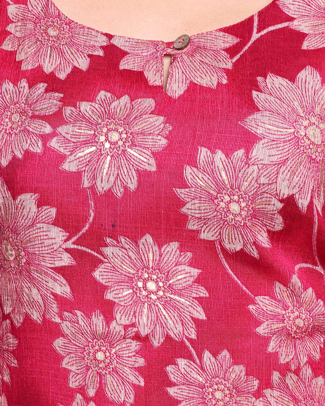 Magenta Colour Top & Palazzo Set