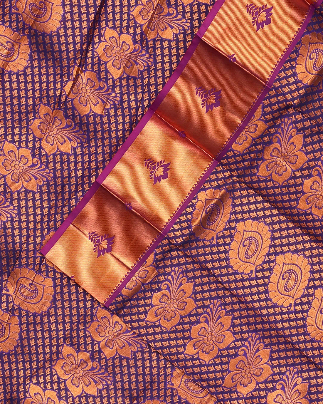 Premium Silk Saree - Violet