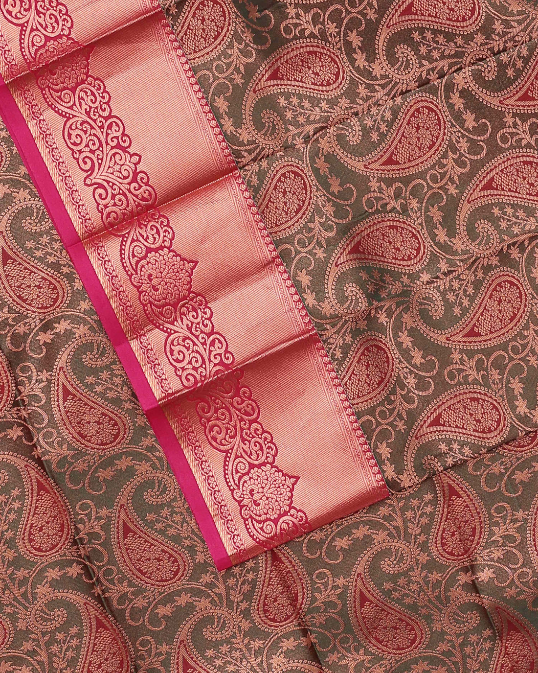 Green Colour Stone Embroidered Premium Silk Saree