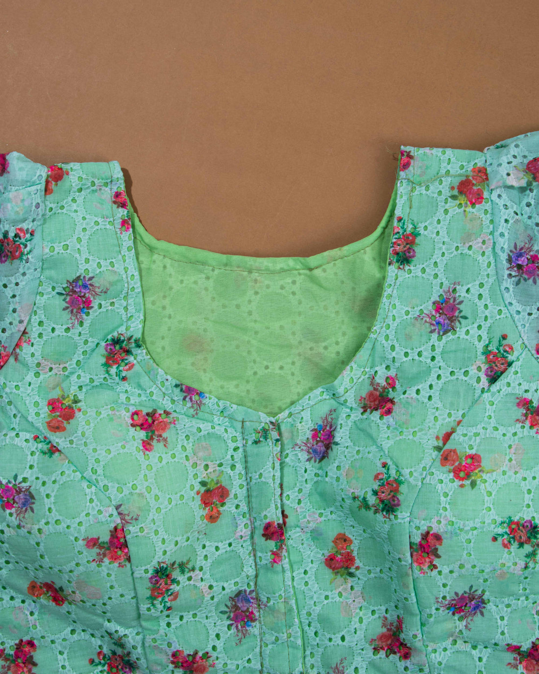 Pista Green Colour Readymade Blouse