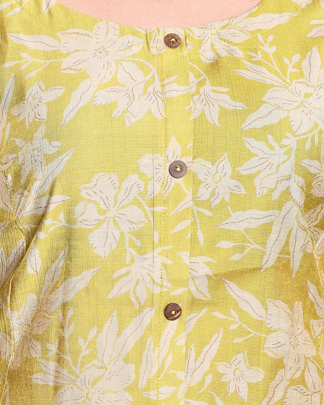 Elegant Women's Floral Printed Kurta & Palazzo Set  - Green