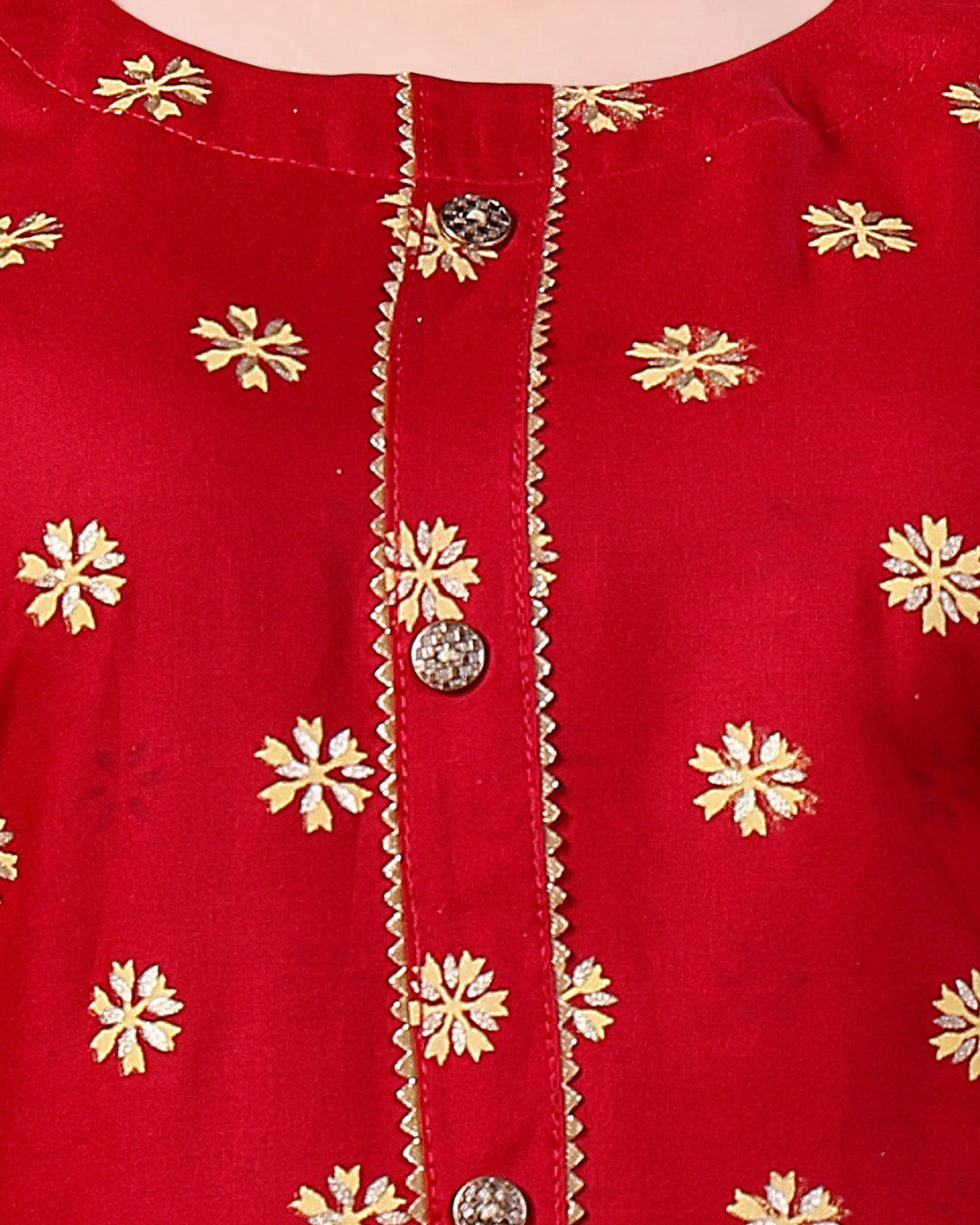 Red Colour Top & Palazzo Set