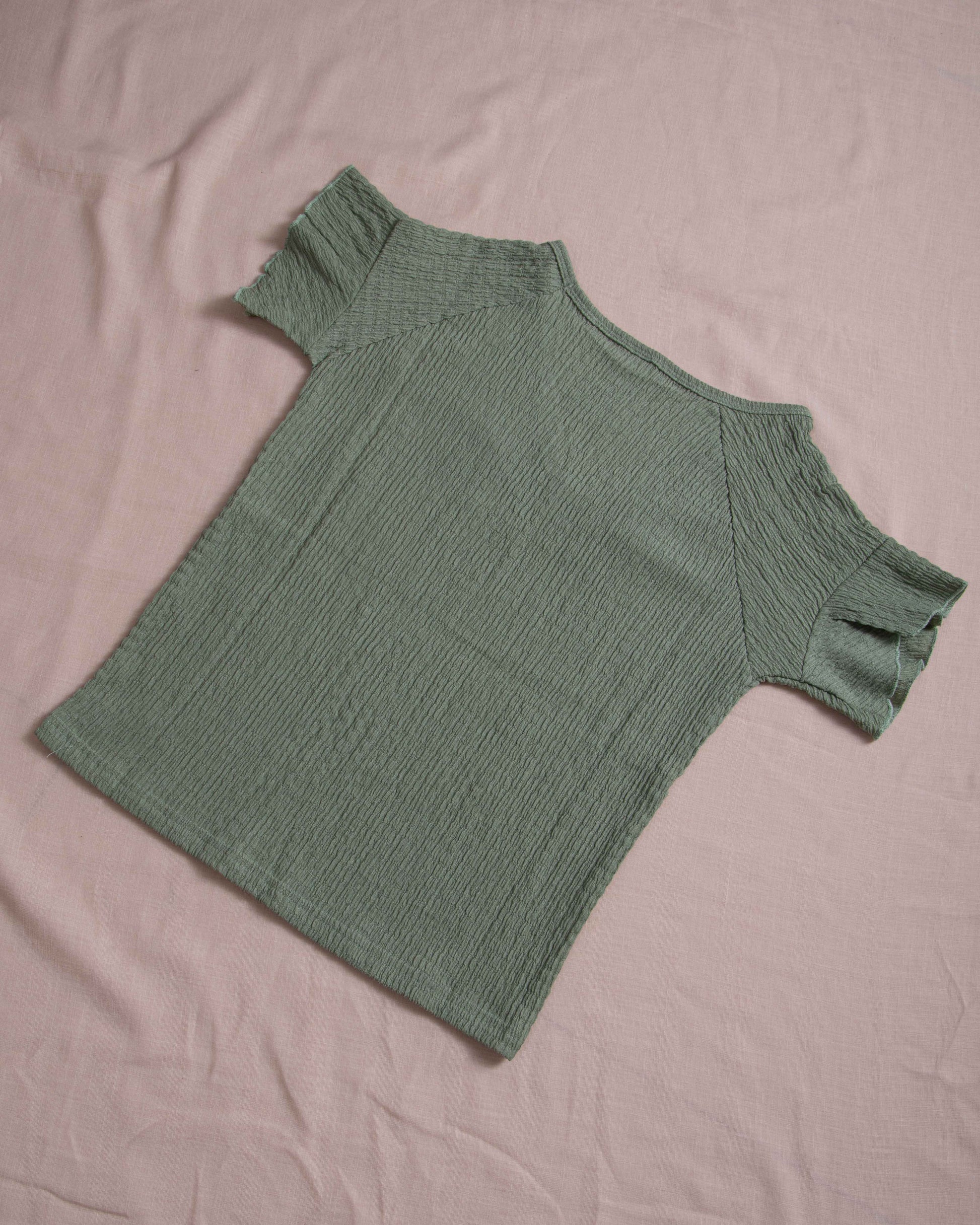 Buy Women Green Colour T-Shirt