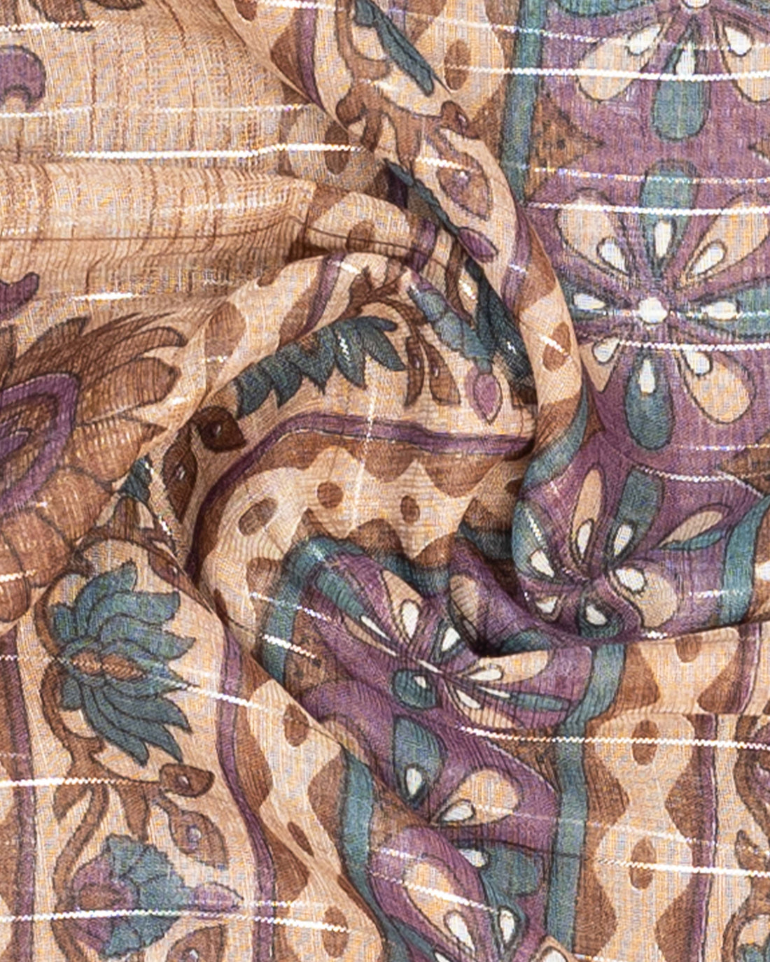 Brown Colour Cotton Saree