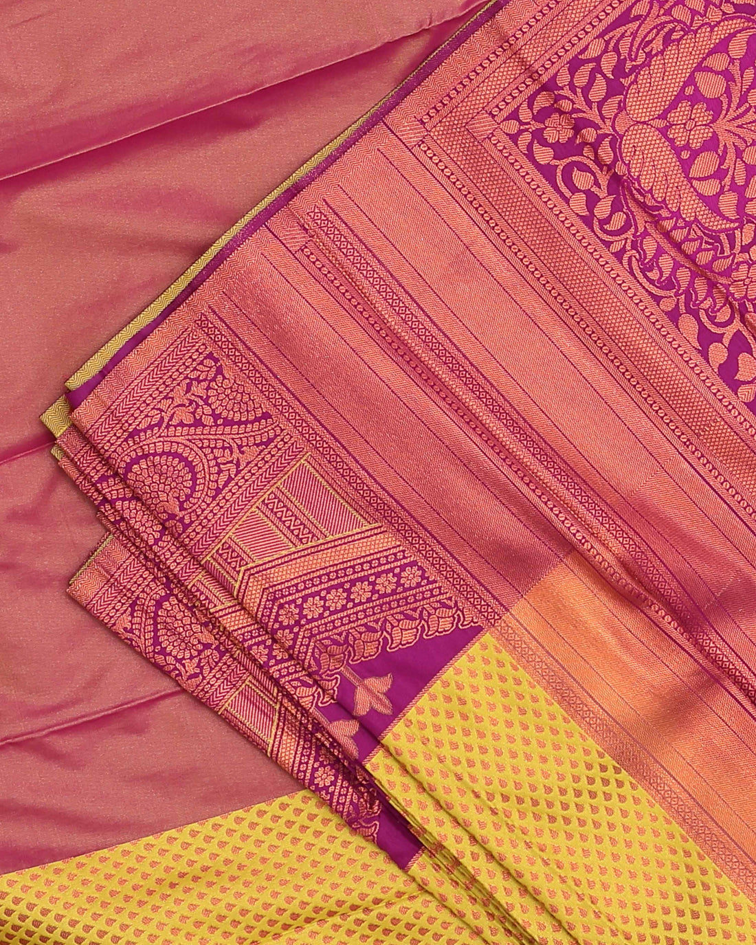 Light Yellow Colour Premium Silk Saree