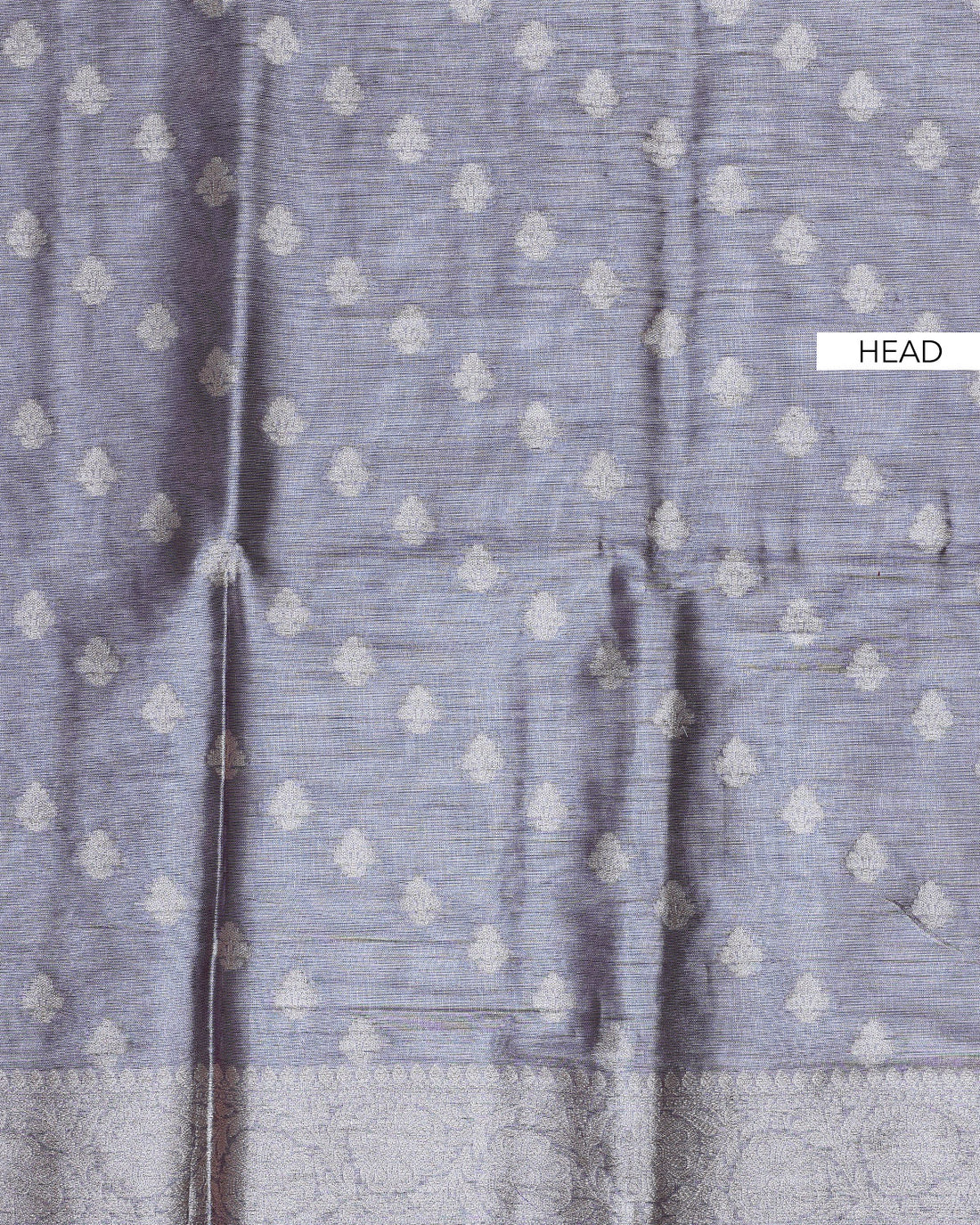 Ethnic Printed Tissue Saree - Purple