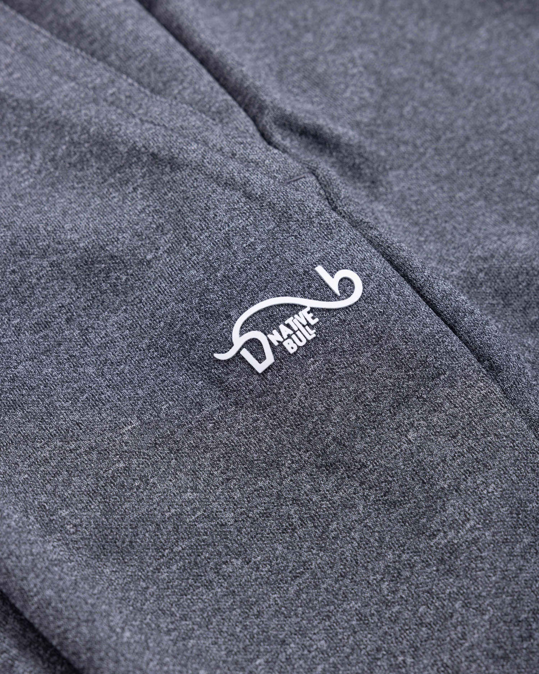 Men’s Jogger-Style Track Pant with Ribbed Cuffs and Adjustable Drawstring- Grey