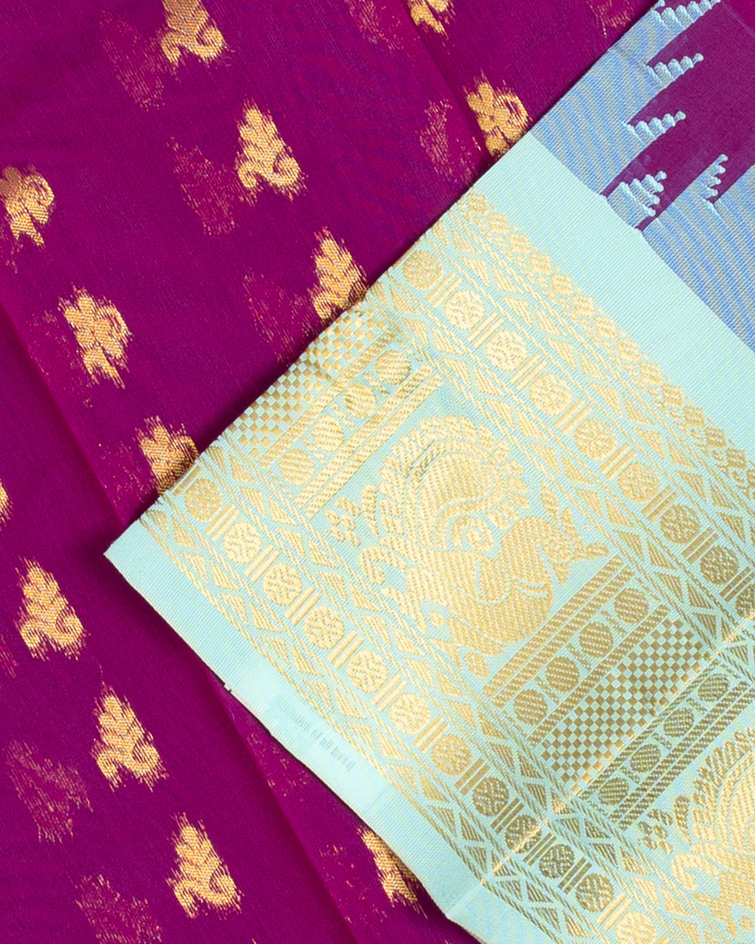 Purple Color Elampillai Silk Cotton Sarees