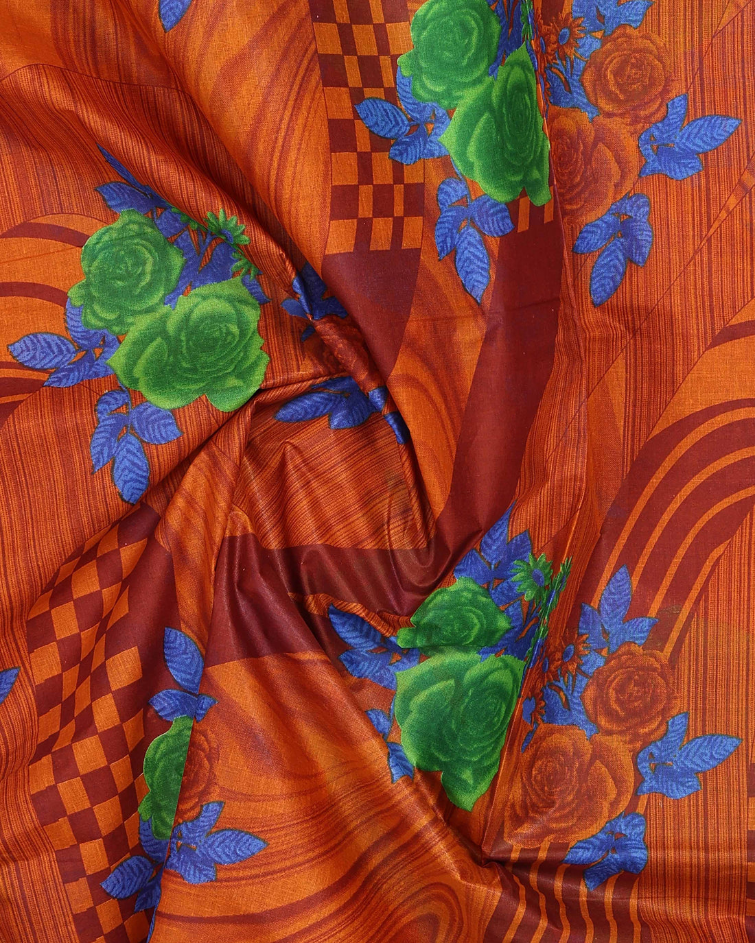 Graceful Voile Saree in Lightweight Finish - Multi