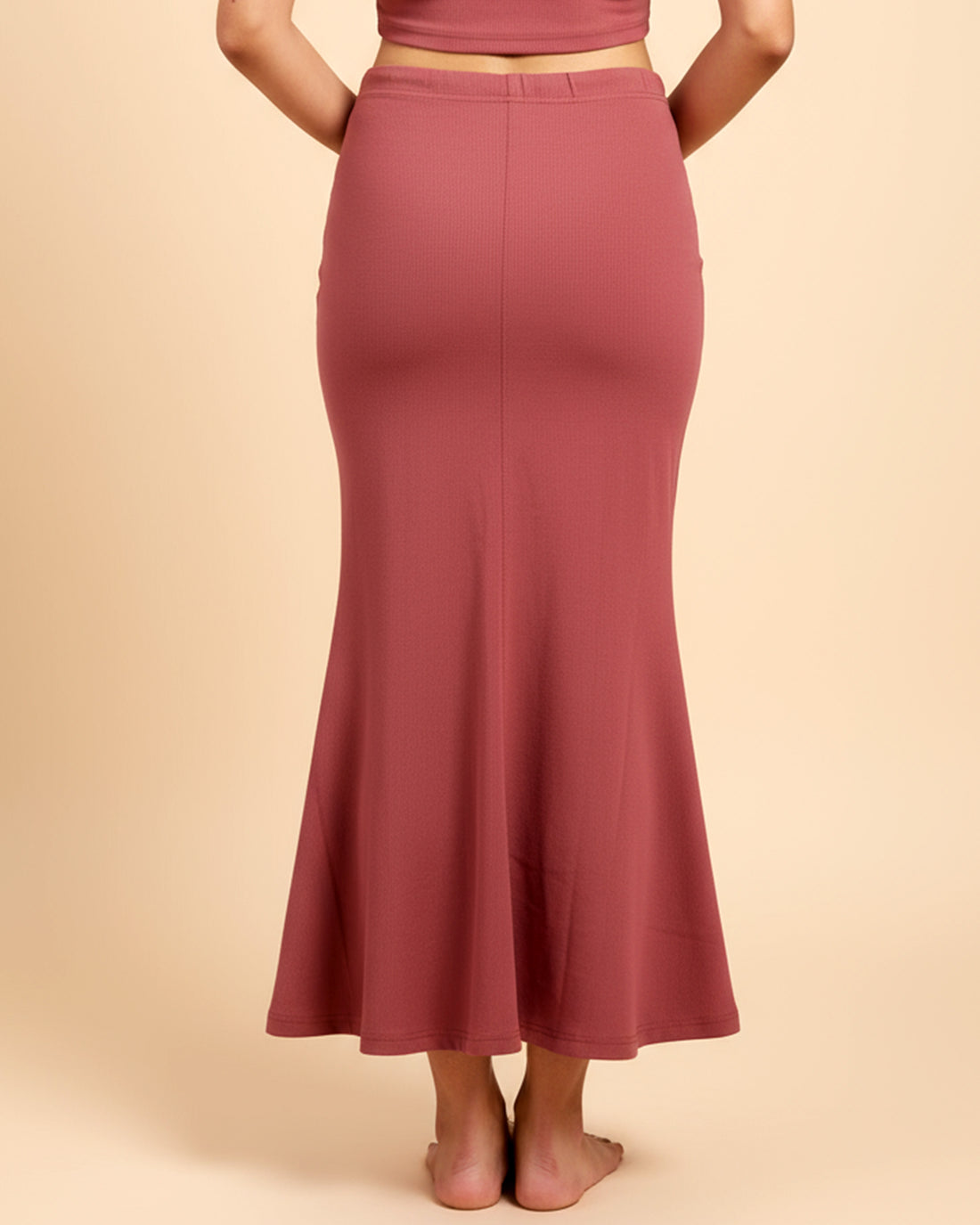 Women's Seamless Body Shaper Innerwear with High-Waist Tummy Control and Slim Fit Design - Maroon