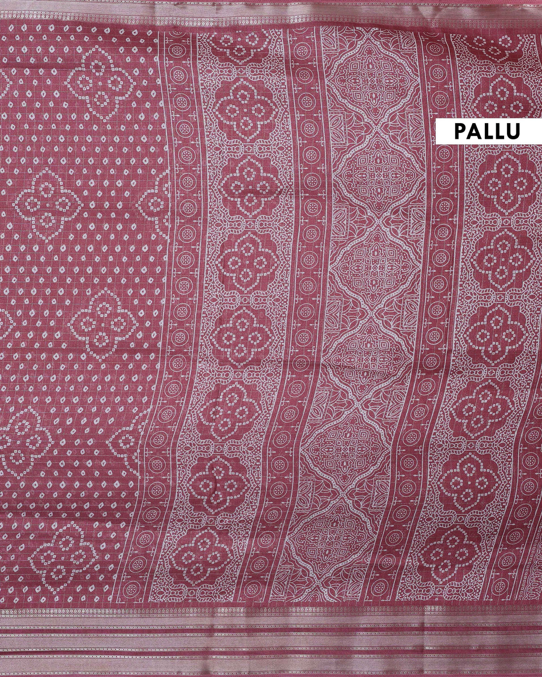 Elegant Dola Silk Saree with Bandhani Print Saree -Burgundy