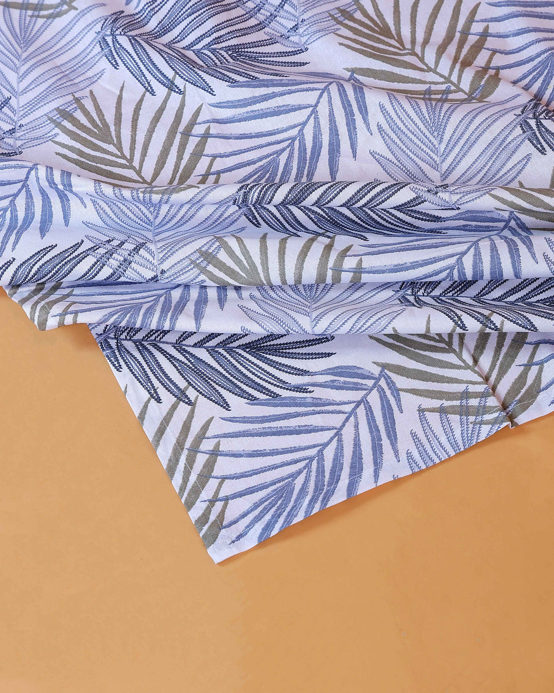 Ethereal Floral Dream Single Bed Cover With Pillow Cover- Cream