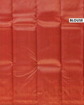 30-3_9a09f8cc-3eb6-417c-9617-Kanchipuram Pure Silk Saree with Zari Checks and Intricate Weave Border - Red-Blouse