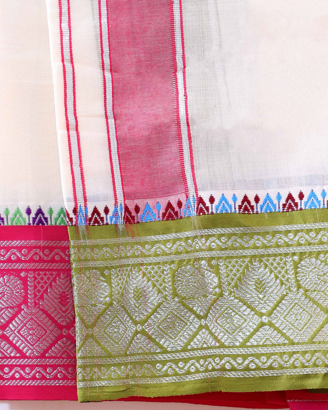 men-s-traditional-handloom-cotton-dhoti-with-multi-border-off-white-twenty eight