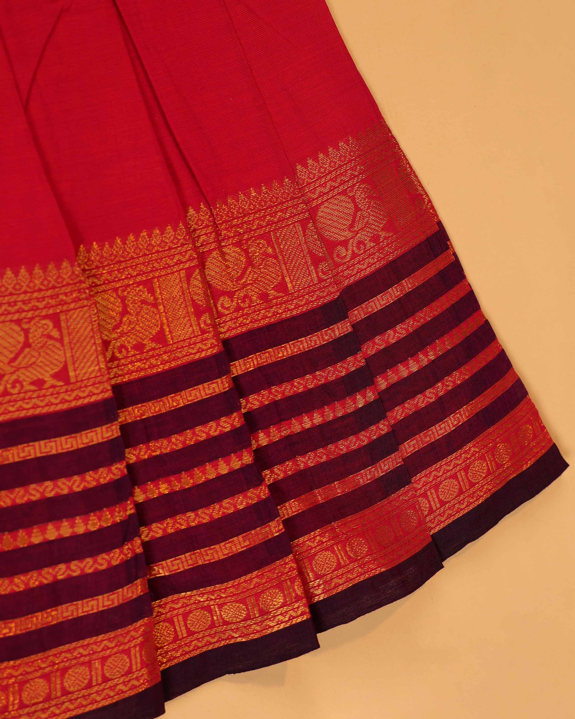 Classic Kids Pattu Pavadai Readymade a Traditional Ethnic Gown with Zari Border and Puff Sleeves, Pink
