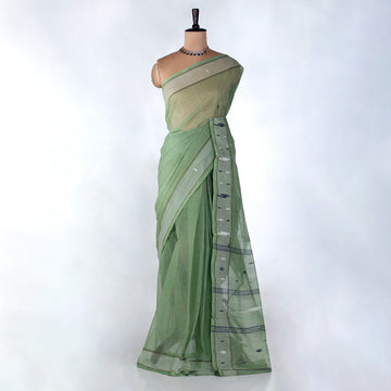 Bengal Cotton Saree For Women | Daily Office Wear Summer Collection | Jeyachandran - Full View