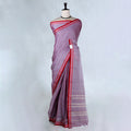 Purple Mangalagiri Cotton Saree for Women | Festive Summer Collection | Jeyachandran - Full View