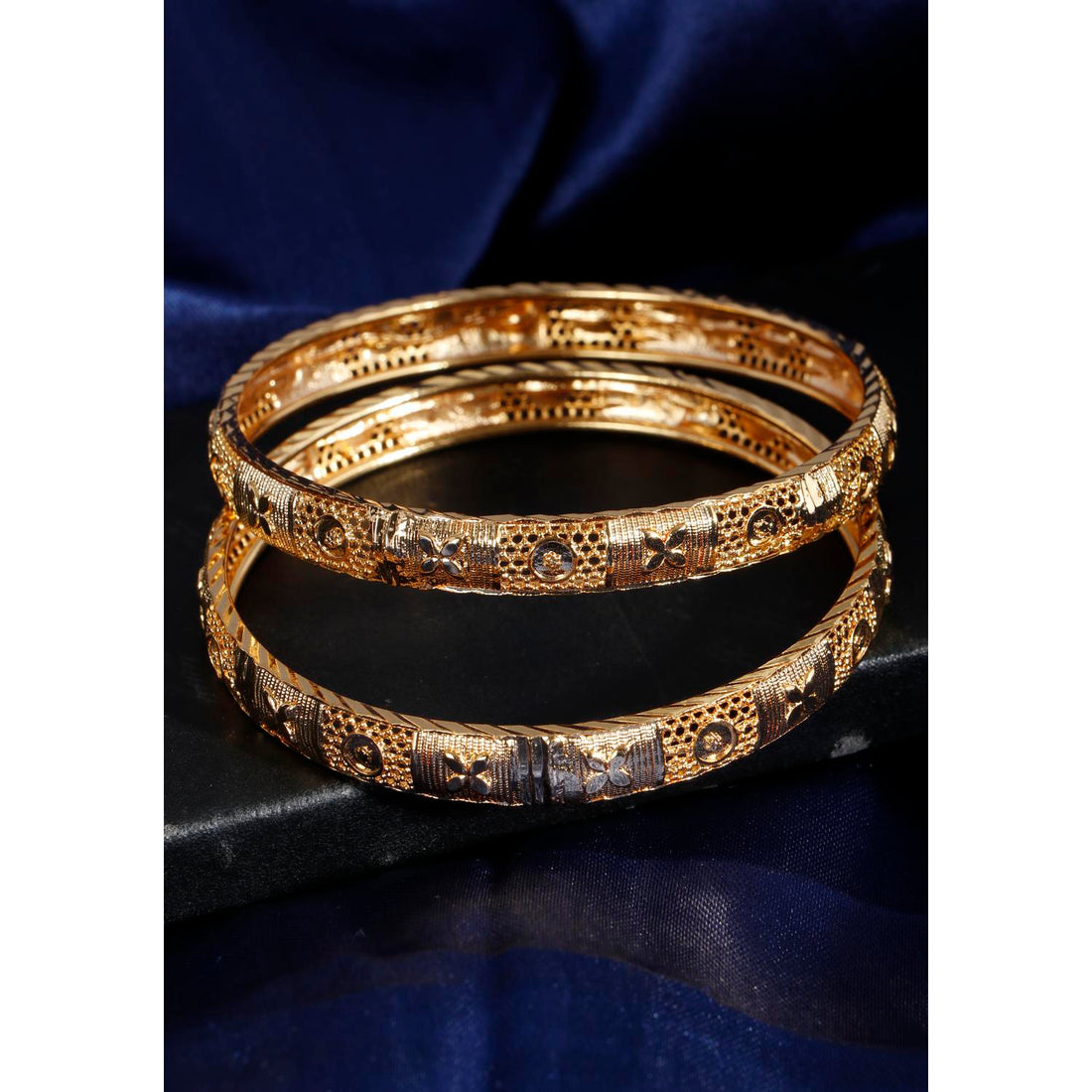 Set Of 2 Gold Plated Bangles 7
