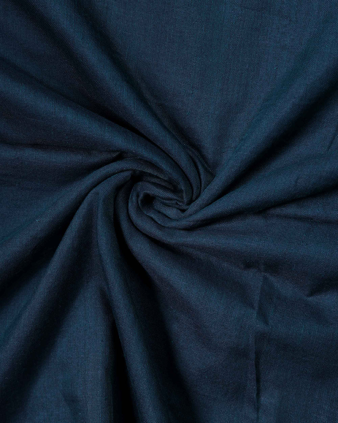 Handloom Traditional Khadi Cotton Saree with Woven Border and Contrast Printed Blouse Piece - Dark Teal