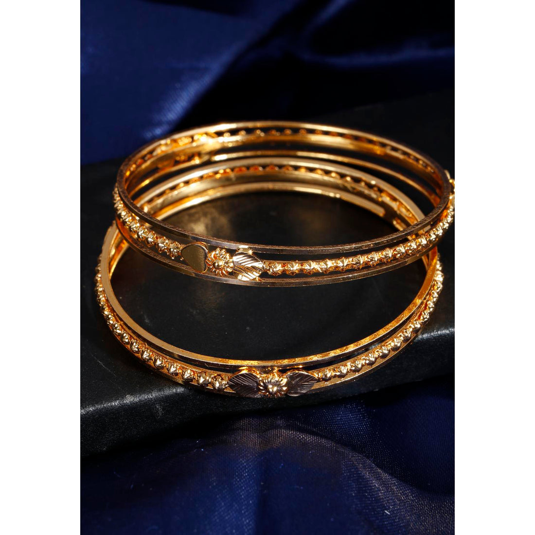 Set Of 2 Gold Plated Bangles 8