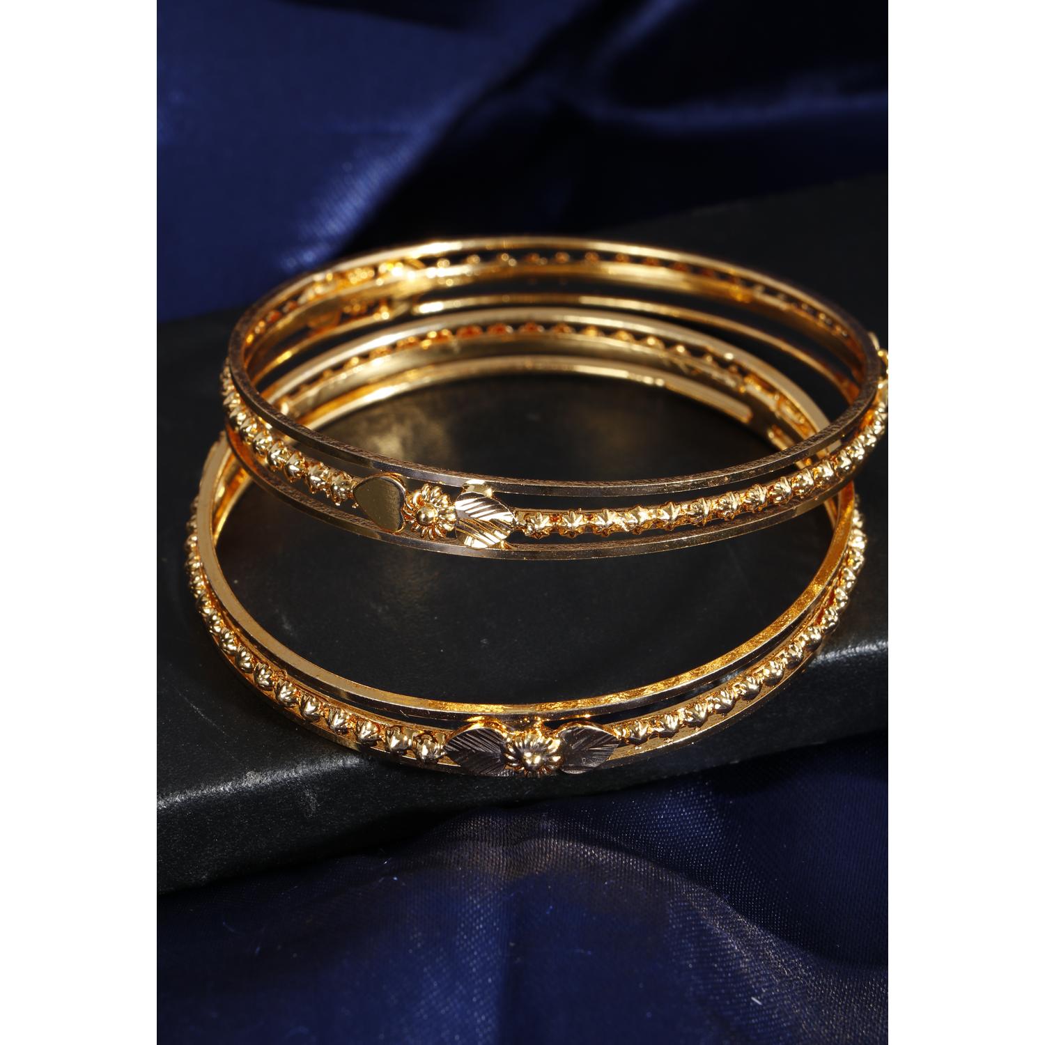 Buy Set Of 2 Gold Plated Bangles Online