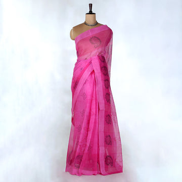 Bengal Cotton Saree For Women | Daily Office Wear Summer Collection | Jeyachandran - Full View