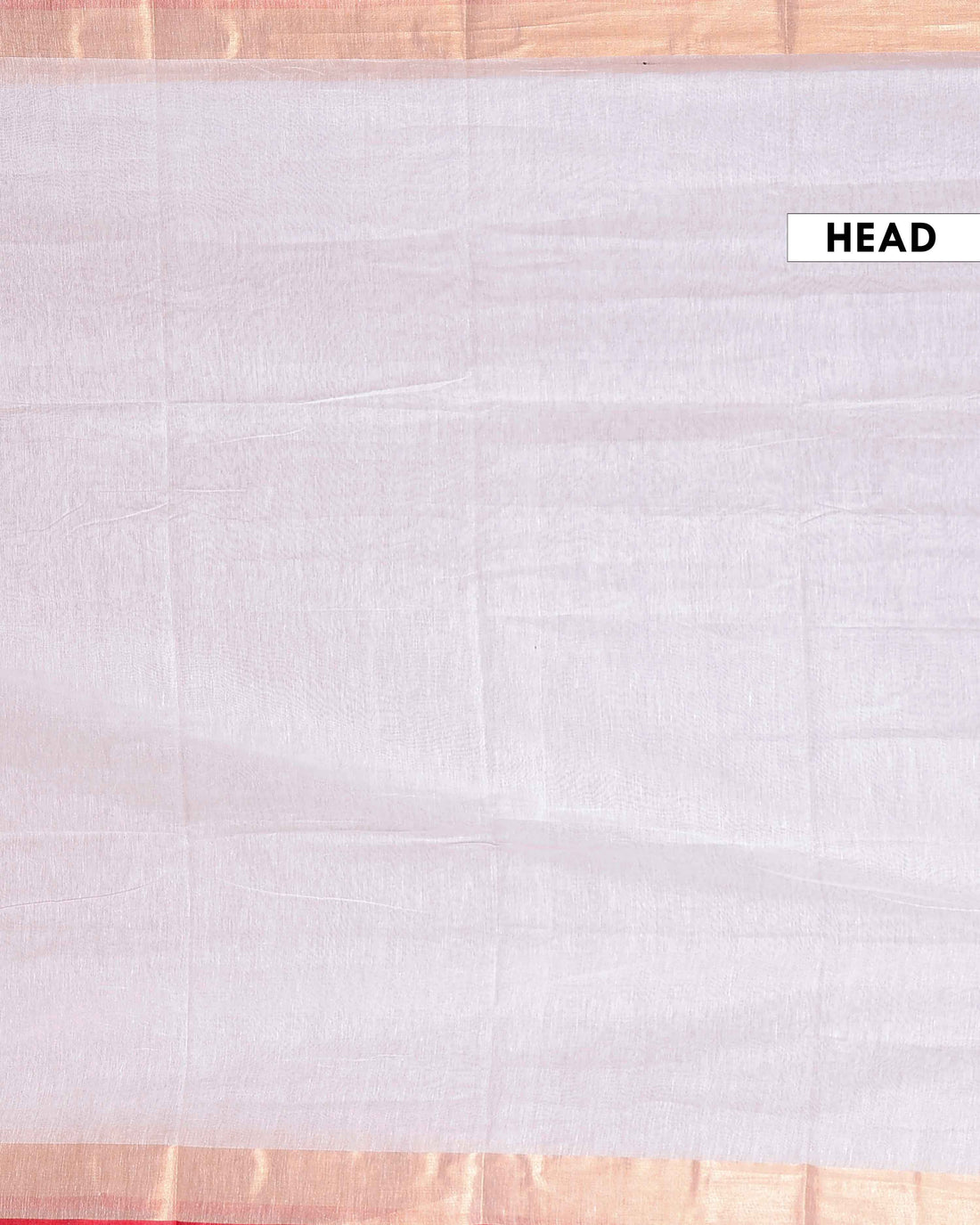 Handwoven Mul Mul Cotton Saree with Tassel Detailing and Contrasting Border - White