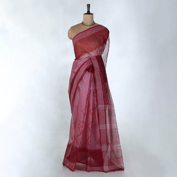 Bengal Cotton Saree For Women | Daily Office Wear Summer Collection | Jeyachandran - Full View