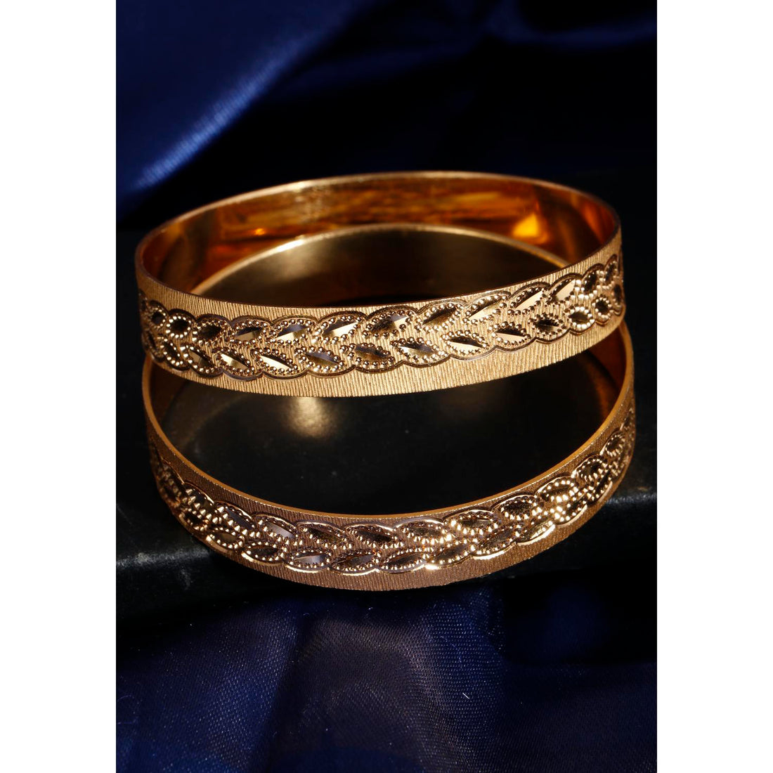 Set Of 2 Gold Plated Bangles 10