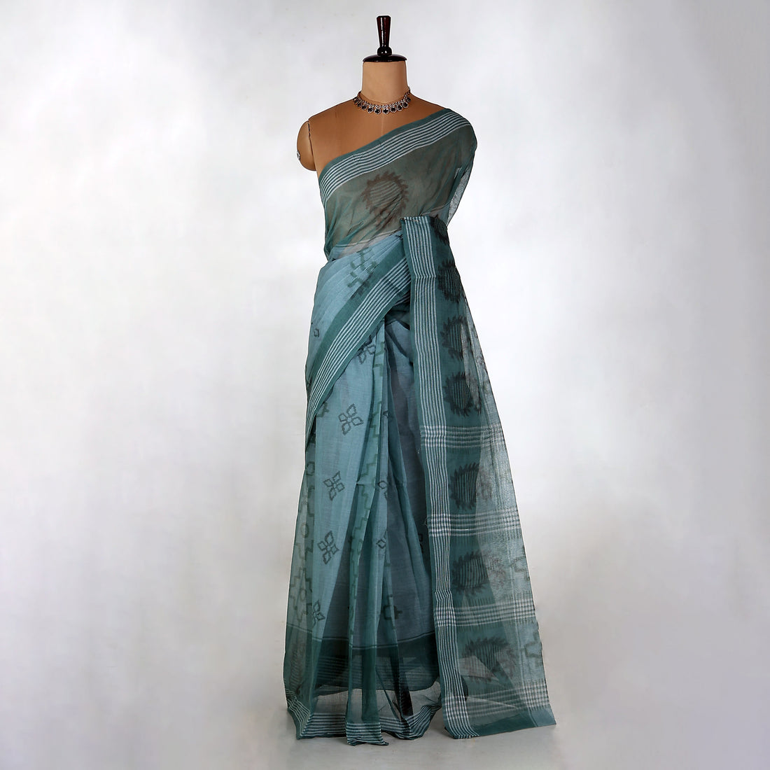 Bengal Cotton Saree For Women | Daily Office Wear Summer Collection | Jeyachandran - Full View