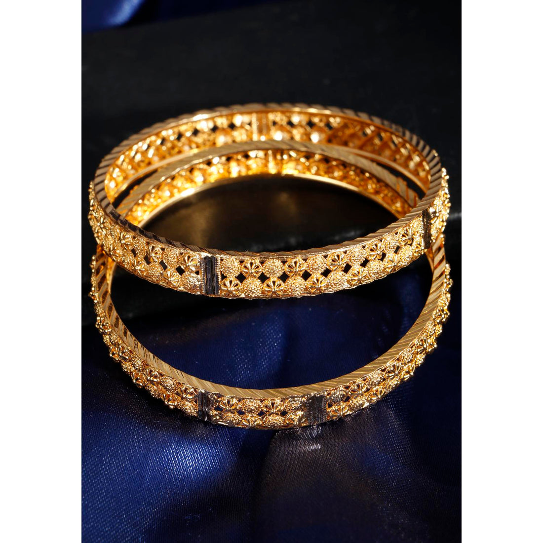 Set Of 2 Gold Plated Bangles 11