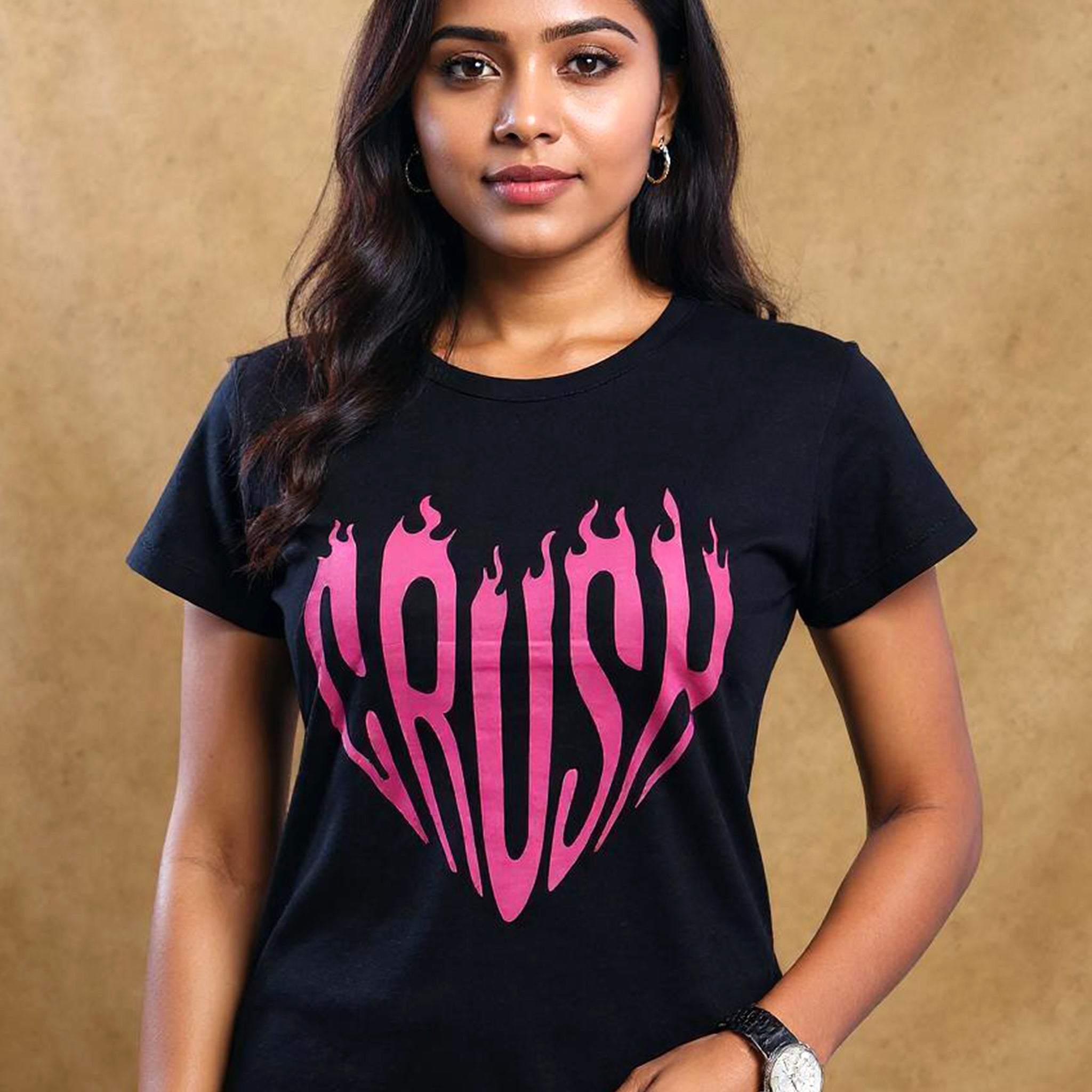 Women's Graphic T-Shirt - Black