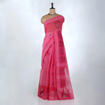 Bengal Cotton Saree For Women | Daily Office Wear Summer Collection | Jeyachandran - Full View