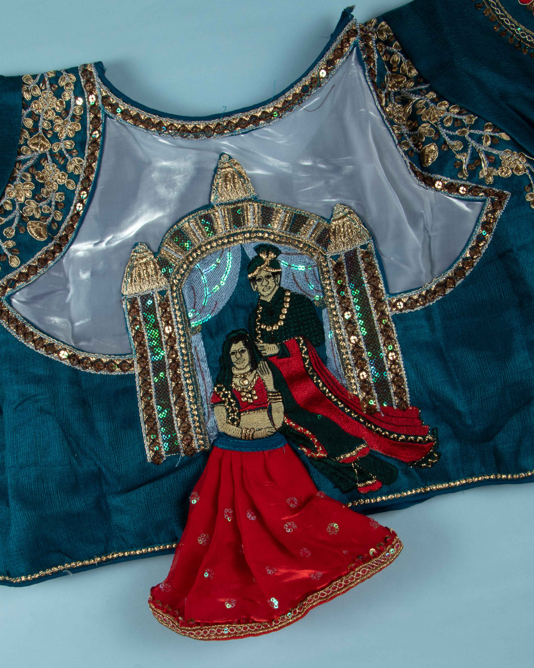 Green Colour Readymade Blouse
