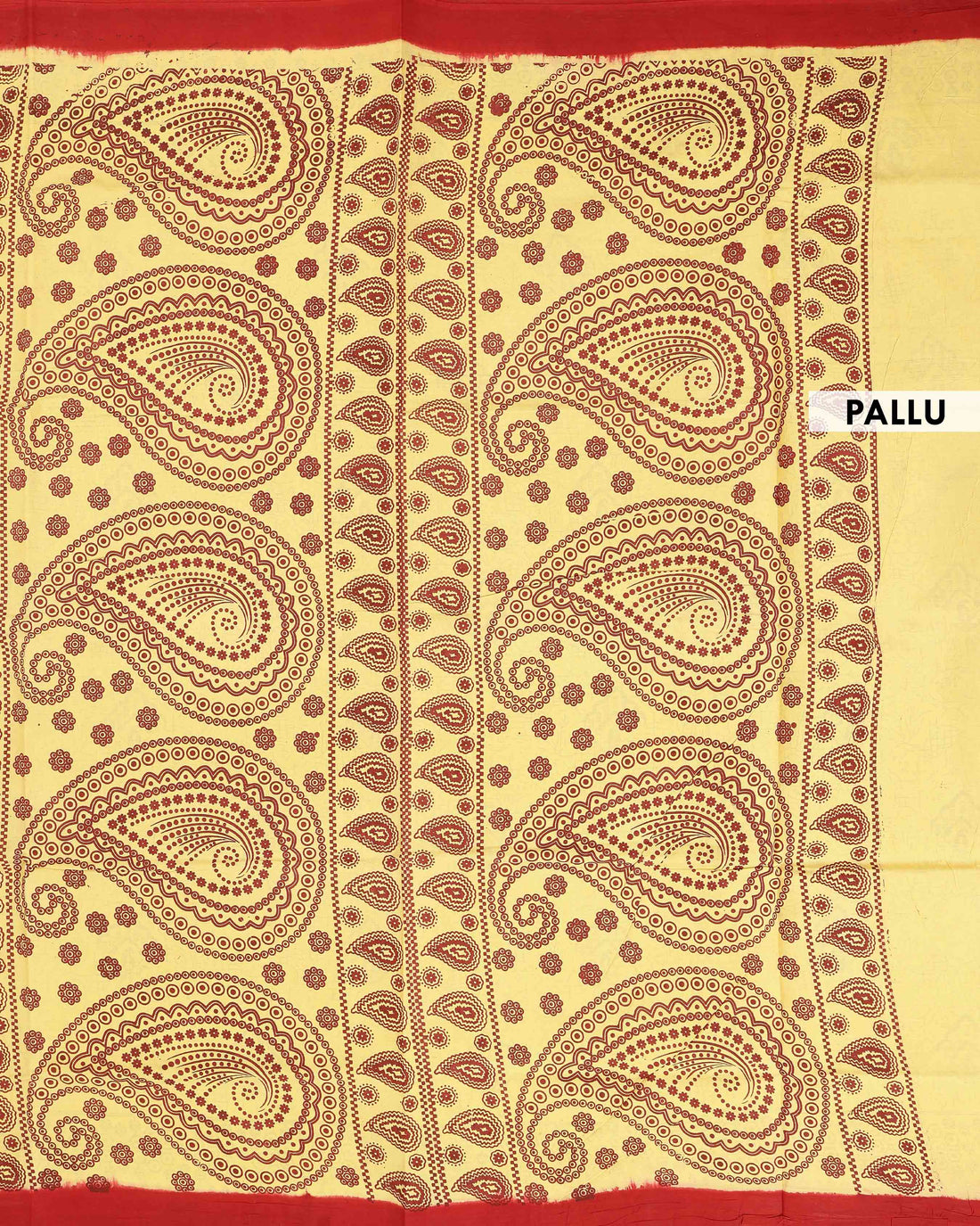 Classic Sungudi Cotton Saree With Printed Design - Yellow