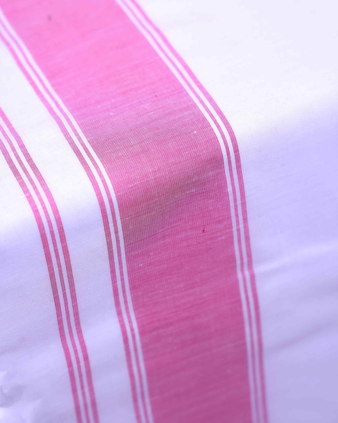 Men’s Traditional Handloom 9*5 Meter Cotton Dhoti with Multi Border - Off White