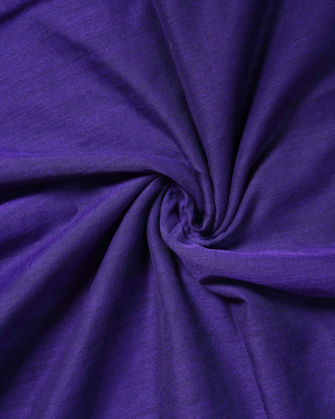 Handloom Traditional Khadi Cotton Saree with Woven Border and Contrast Printed Blouse Piece - Violet