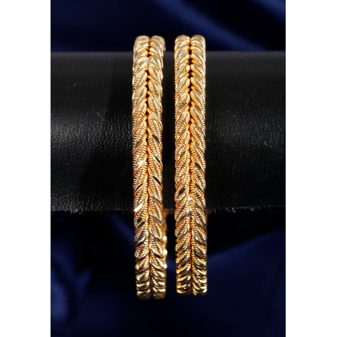 Buy Set Of 2 Gold Plated Bangles