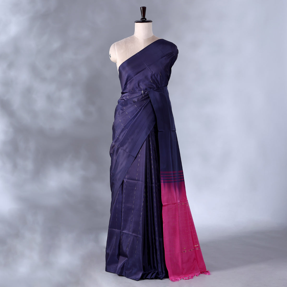 Banana Pith Semi Silk Saree for Women | Wedding & Festive occasion | Jeyachandran - Full View