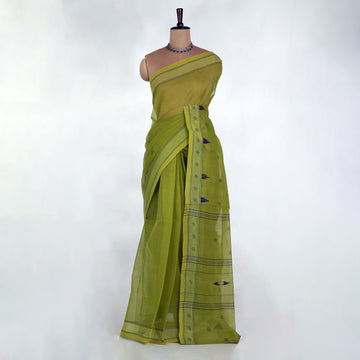 Bengal Cotton Saree For Women | Daily Office Wear Summer Collection | Jeyachandran - Full View