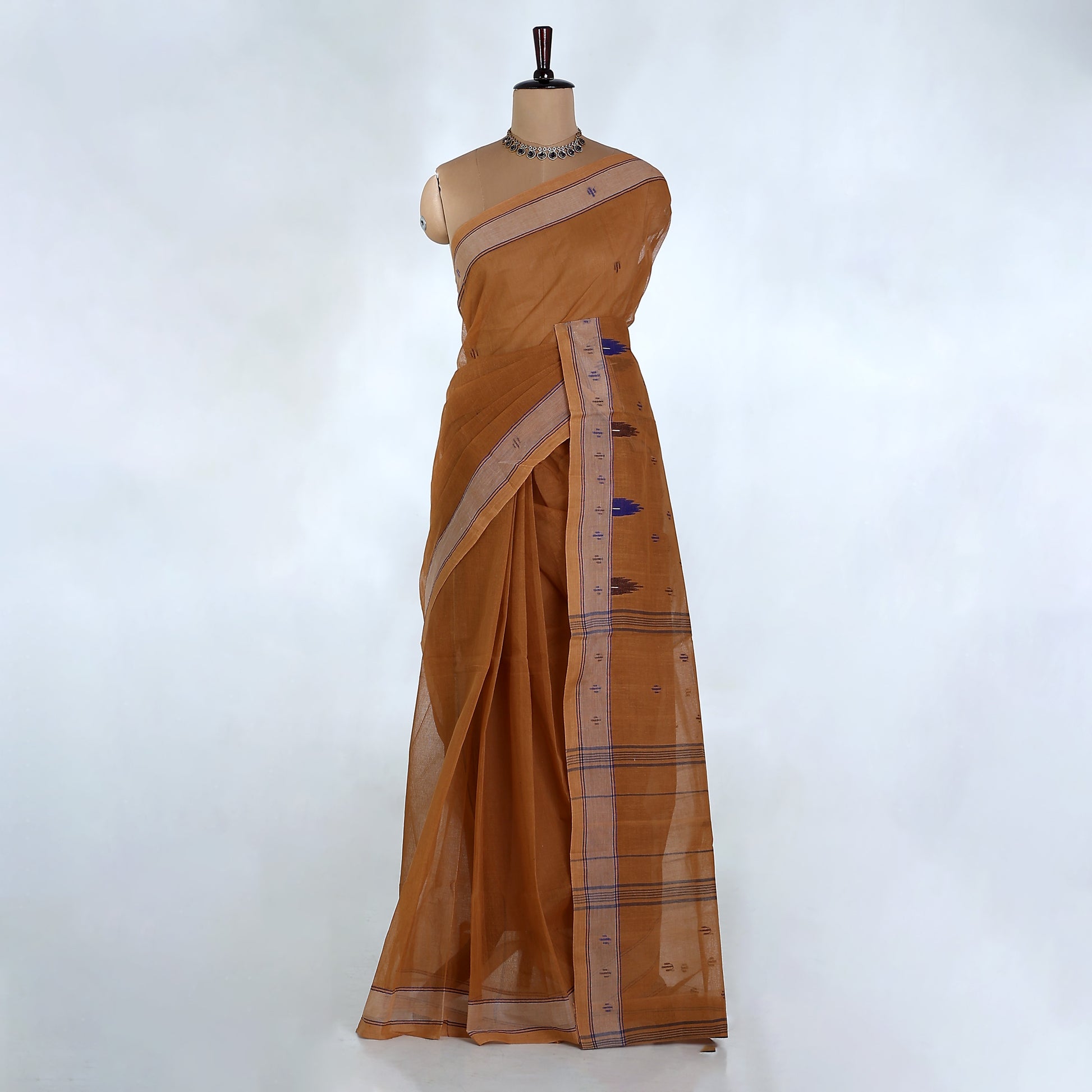 Bengal Cotton Saree For Women | Daily Office Wear Summer Collection | Jeyachandran - Full View